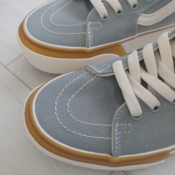 VANS NEW Old Skool Stacked Platform High Tops - Picture 10 of 16